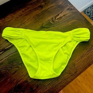 Victoria’s Secret neon yellow bikini bottoms M